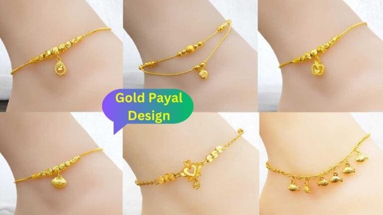 Gold Payal Design for woman