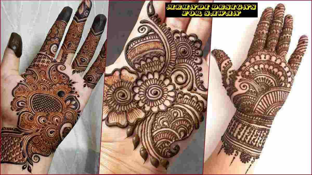 Mehndi Designs for Sawan