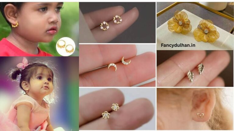 Baby Girls Earrings Gold