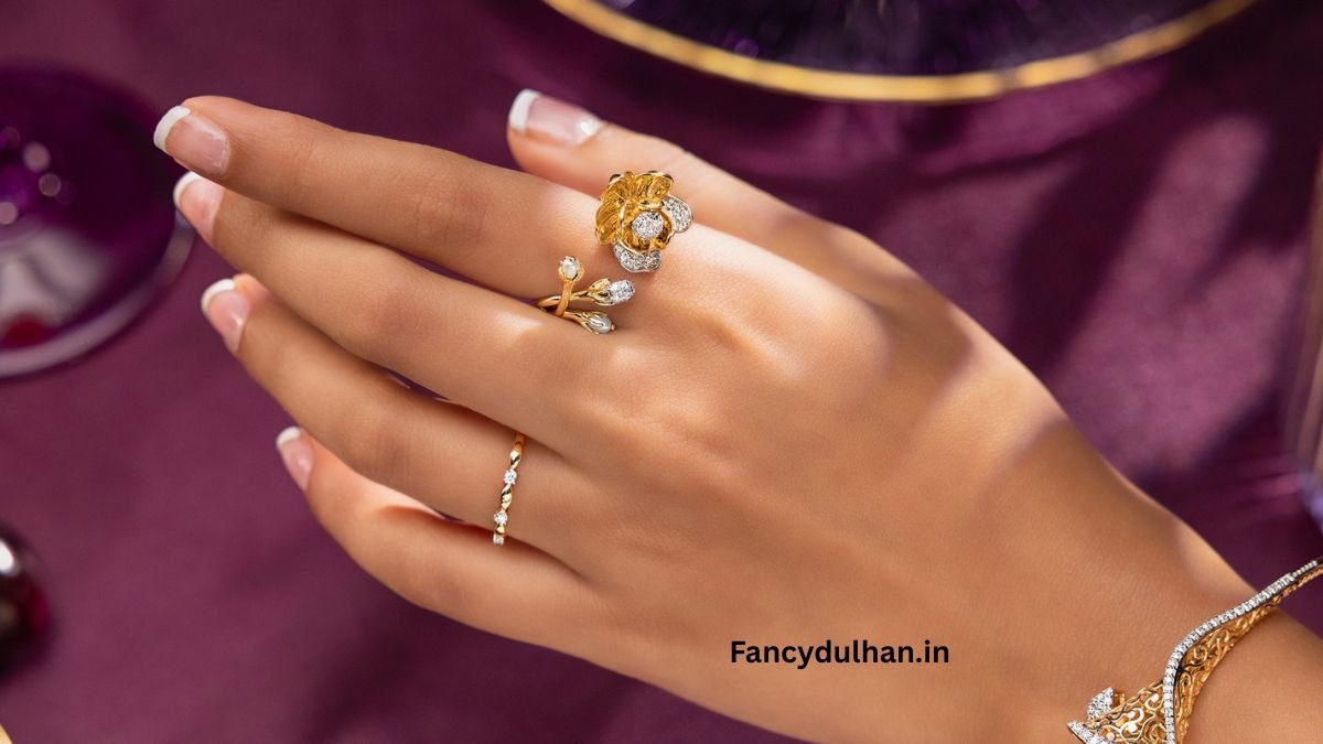 Couple Engagement Gold Ring Designs