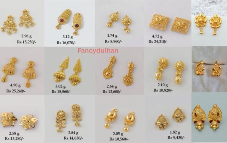 Daily Wear Gold Earrings for women
