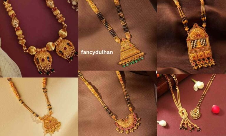 Latest Gold Mangalsutra Design