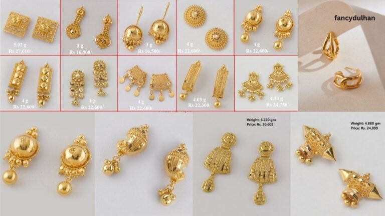 Best Daily Wear Gold Earring Designs