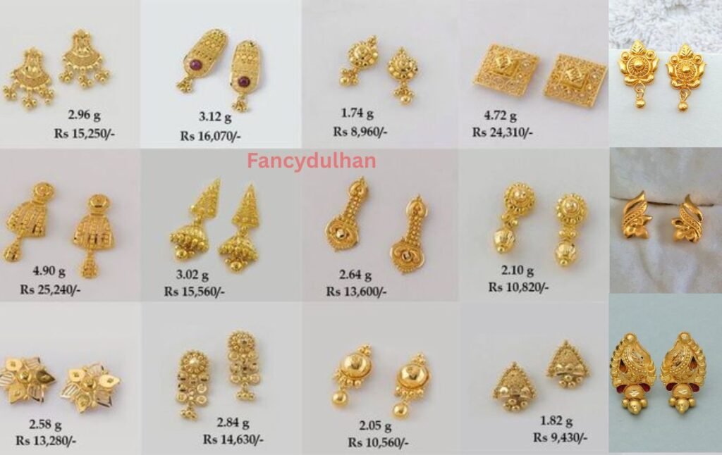 Gold Earrings Designs for women
