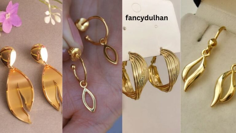 Gold Earrings Designs for women