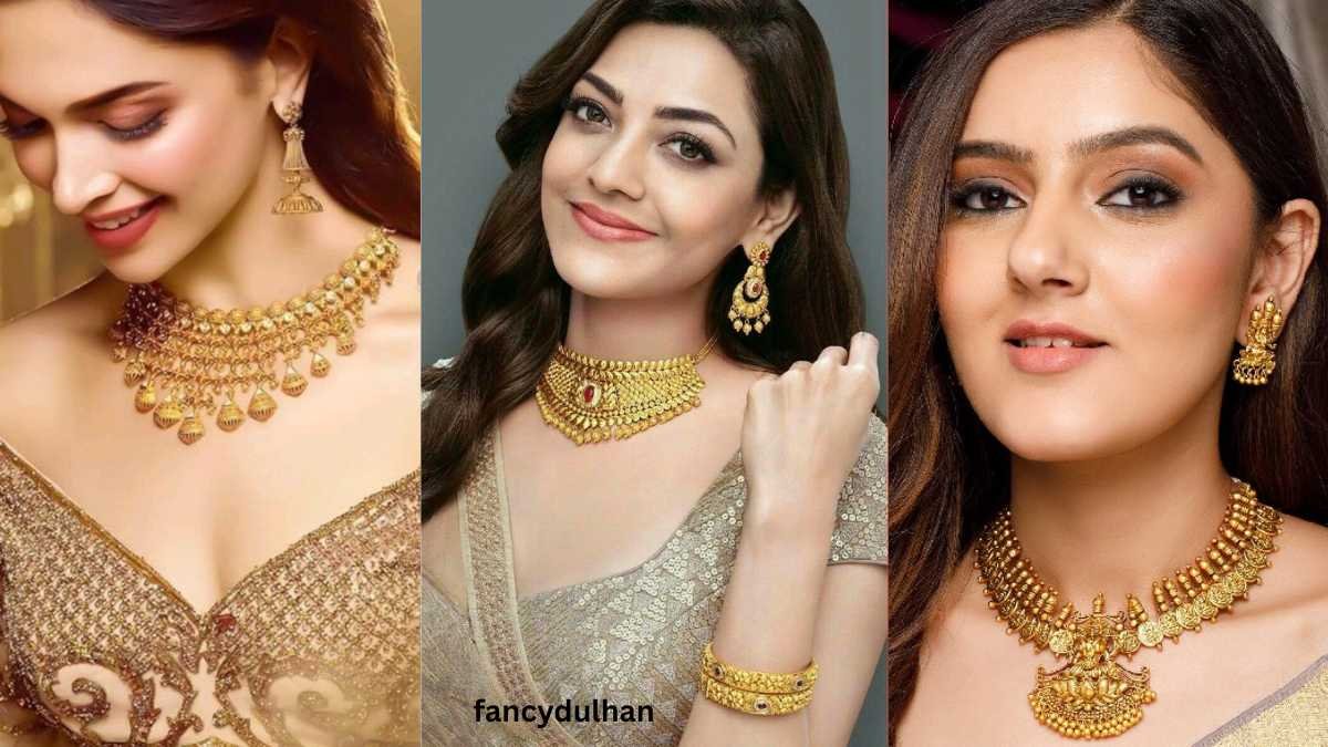 Wedding Gold Necklace Design