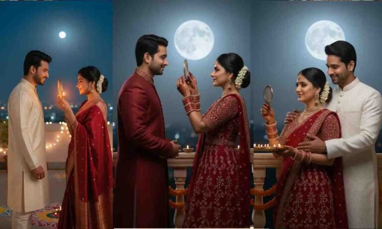 Karwa Chauth AI Moon Photo 2025