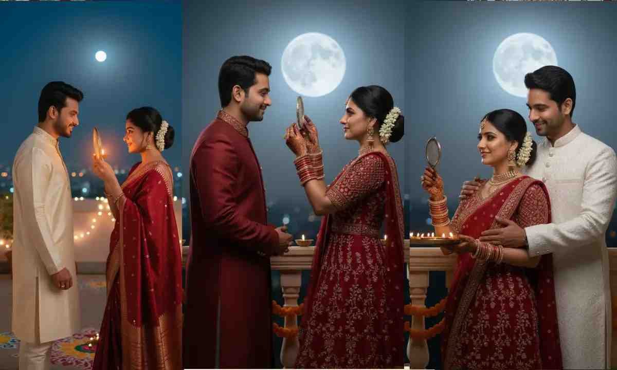 Karwa Chauth AI Moon Photo 2025
