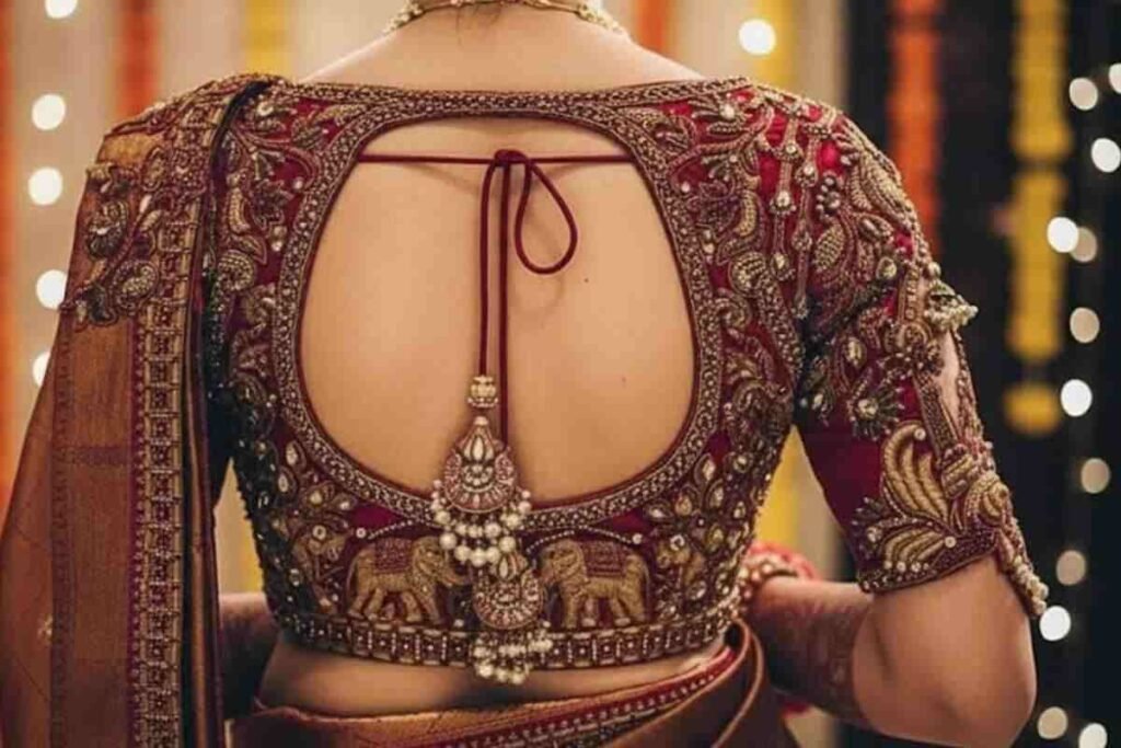 Embroidered blouse designs