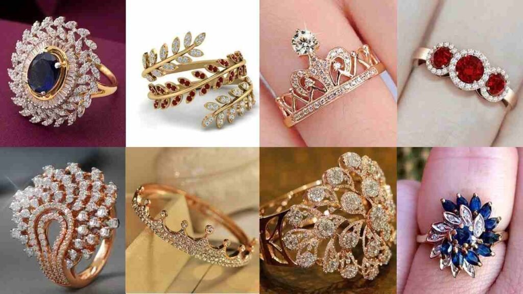 Gemstone Studded Jadau Ring