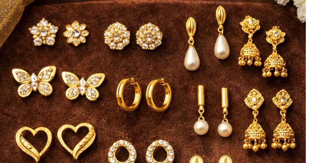 Gold Earrings Latest Design