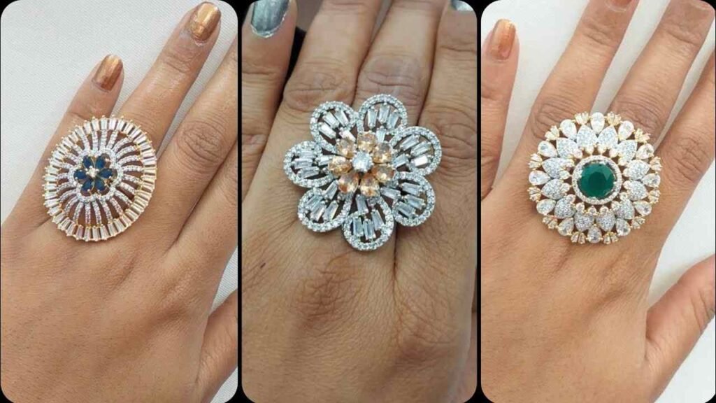 Pearl Beaded Gold Jadau Ring